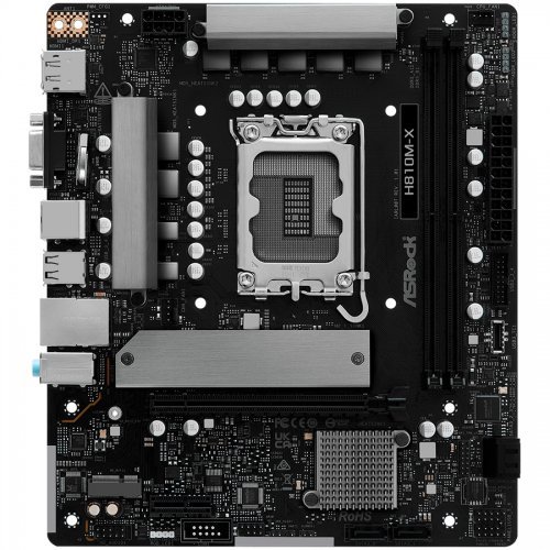 Дънна платка ASRock H810M-X (снимка 1)