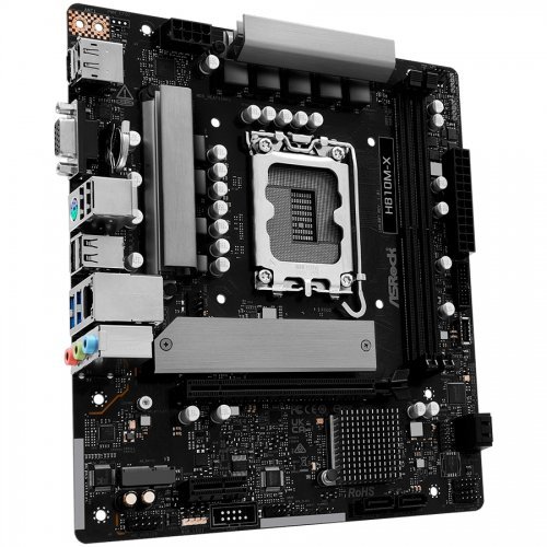Дънна платка ASRock H810M-X (снимка 2)