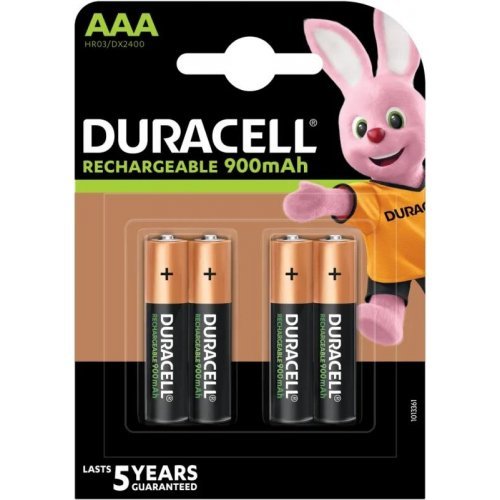 Батерия Duracell DUR-BR-AAA-900MAH-4PK (снимка 1)