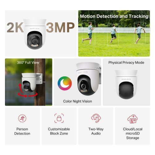 IP камера Mercusys MC510 (снимка 1)
