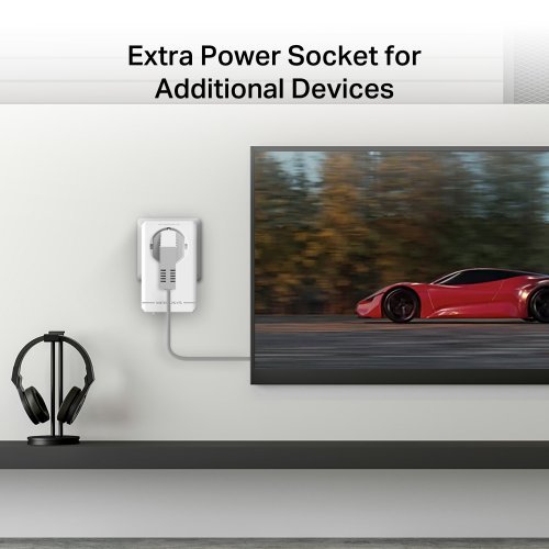 Powerline адаптер Mercusys MP500P KIT (снимка 4)