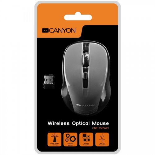 Мишка Canyon CNE-CMSW1G Graphite CNE-CMSW1G (снимка 2)