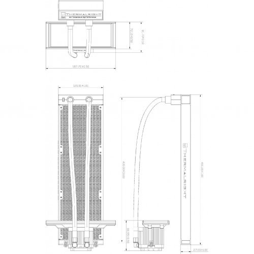 Охлаждане Thermalright TROFEO-VISION-360-ARGB-WH (снимка 3)