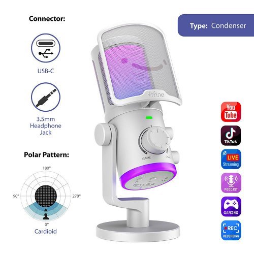 Микрофон FIFINE AM6W (снимка 10)