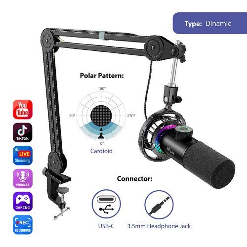 Микрофон FIFINE T658 (снимка 4)