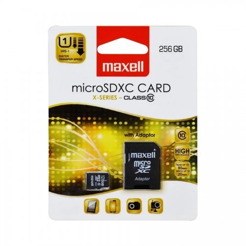 Флаш карта Maxell ML-SDMICRO-256GB-CLASS10 (снимка 1)