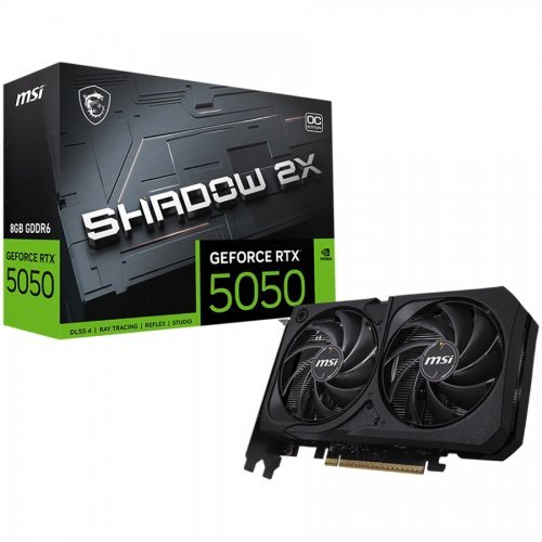 Видео карта MSI RTX_5050_8G_SHADOW_2X_OC (снимка 1)
