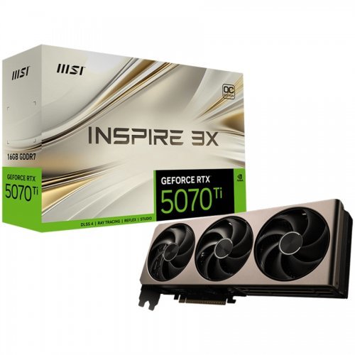 Видео карта MSI RTX_5070_TI_16G_INSPIRE_3X_OC (снимка 1)