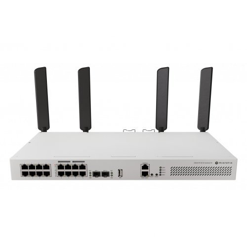 Суич MikroTik CRS418-8P-8G-2S+5axQ2axQ-RM (снимка 1)