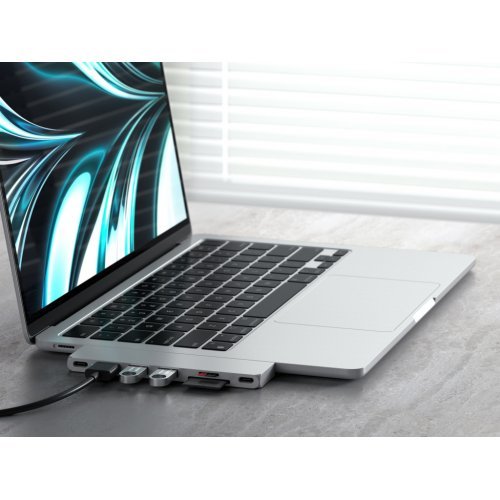 Захранващ адаптер за лаптоп Satechi Dual USB-C Pro Slim ST-HUCPHSS (снимка 2)