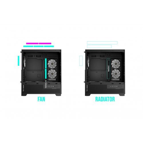 Компютърна кутия Gamdias GAMDIAS-AURA-GC12-ARGB-BK (снимка 13)