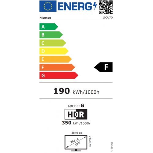 Телевизор Hisense 100U7Q (снимка 6)