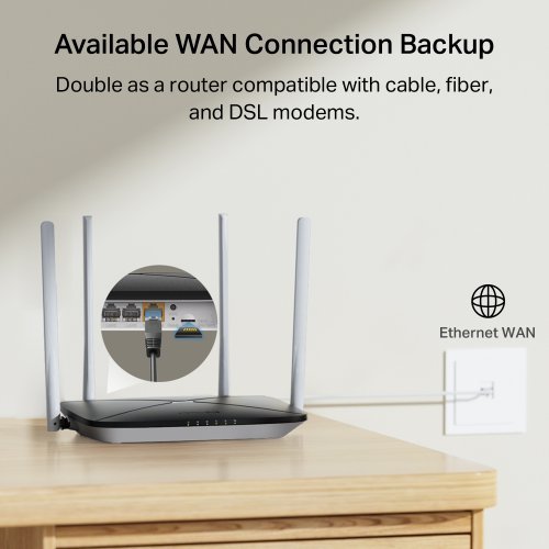 Безжичен рутер Mercusys MB135-4G (снимка 9)