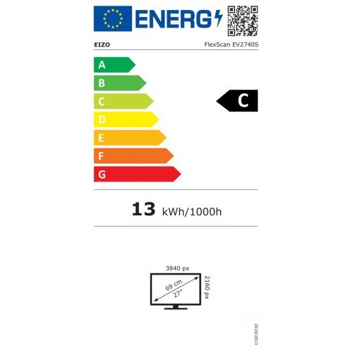 Монитор EIZO EV2740S-BK (снимка 6)