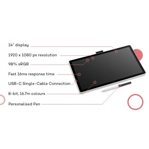 Графичен таблет Wacom DTC141W0 (снимка 9)