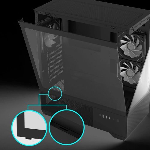 Компютърна кутия Zalman ZM-CHRONIX-BLACK (снимка 21)