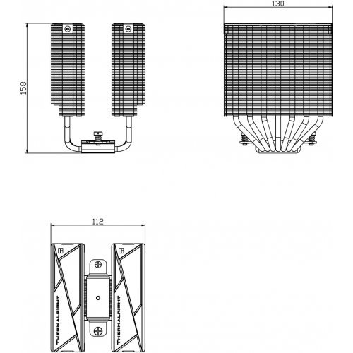Охлаждане Thermalright ROYAL-PRETOR-130-ULTRA-BK (снимка 12)