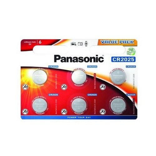 Батерия Panasonic PAN-BL-CR2025-6PK (снимка 1)