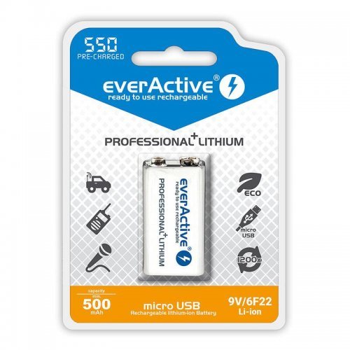Батерия Everactive EVER-BR-R22-LIION-500MA (снимка 2)