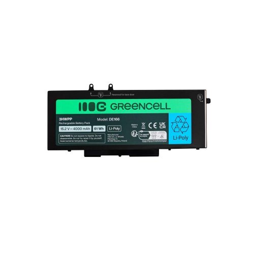 Батерия за лаптоп GREEN CELL GC-DELL-3HWPP-DE166 (снимка 3)