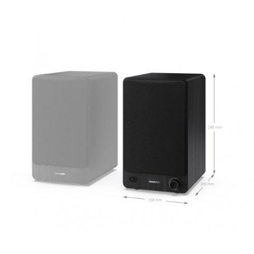 Тонколони Sharp CP-SS30(BK) (снимка 11)