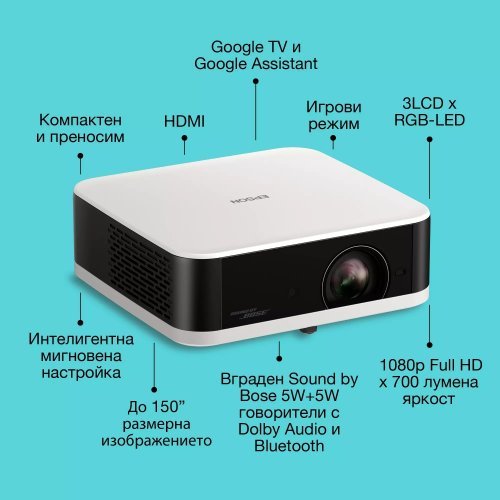 Дигитален проектор Epson V11HB72040 (снимка 2)