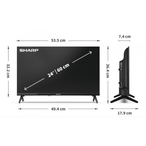 Телевизор Sharp 24HA1205E (снимка 7)