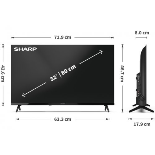 Телевизор Sharp 32HA1205E (снимка 7)