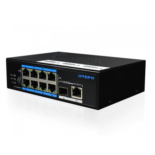 Суич Utepo UTP7108E-POE/фиксирана цена до изчерпване/ (снимка 1)