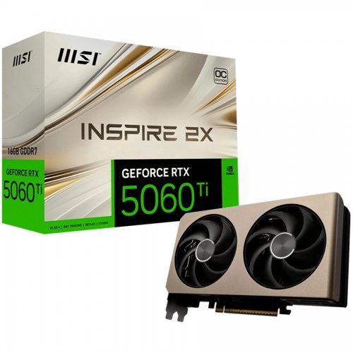 Видео карта MSI RTX_5060_TI_16G_INSPIRE_2X_OC (снимка 1)