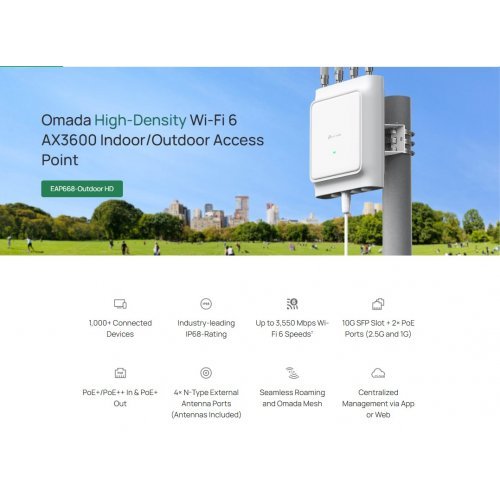 Access Point TP-Link EAP668-Outdoor HD (снимка 5)
