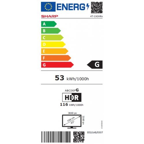 Телевизор Sharp 43HR7265E (снимка 10)