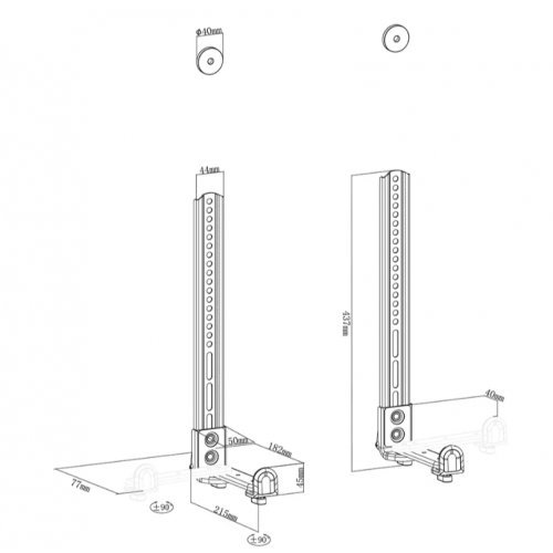 Стойки и стендове > NEOMOUNTS BY NEWSTAR AWL29-650BL1 (снимка 8)