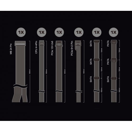 Захранващ блок ASRock PRO-750W (снимка 4)
