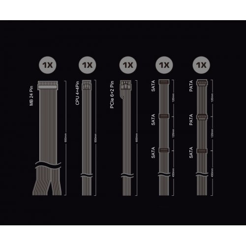 Захранващ блок ASRock PRO-650W (снимка 4)