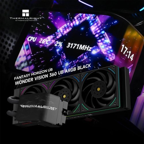 Охлаждане Thermalright WONDER-VISION-360-UB-ARGB-BK (снимка 9)