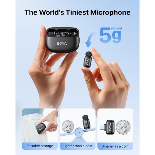 Микрофон BOYA BOYA MINI 2-02 (снимка 2)