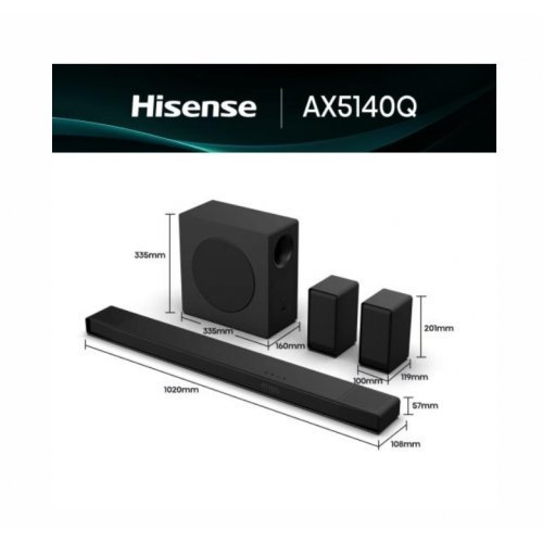 Тонколони Hisense 20017110 (снимка 2)