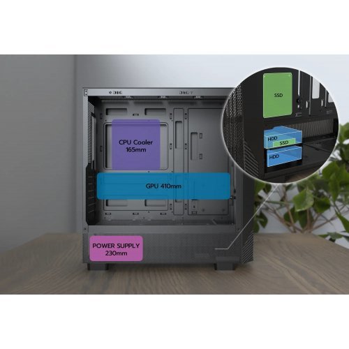 Компютърна кутия Montech MONTECH-X5-B (снимка 13)