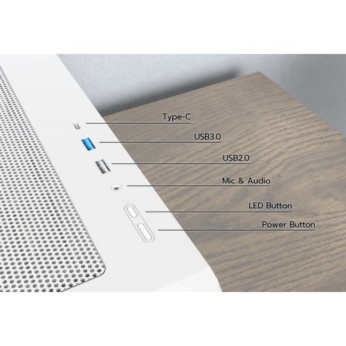 Компютърна кутия Montech MONTECH-X5M-W (снимка 8)