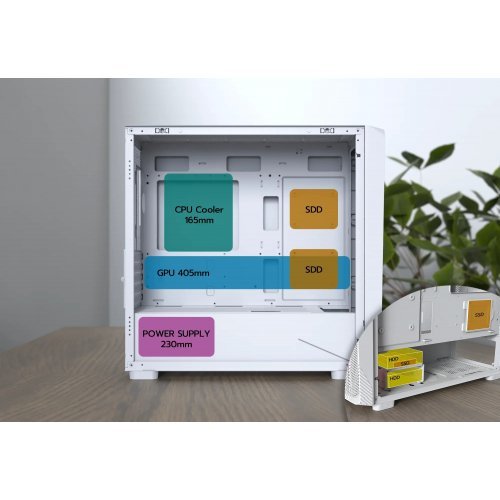 Компютърна кутия Montech MONTECH-X5M-W (снимка 11)