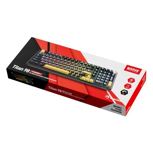 Клавиатура Marvo MARVO-KG986W-BK (снимка 8)