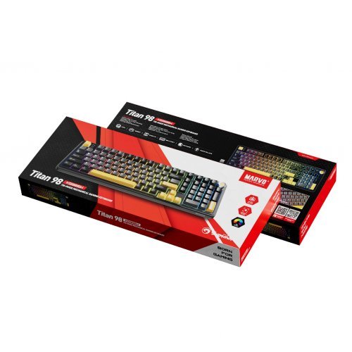 Клавиатура Marvo MARVO-KG986W-BK (снимка 9)