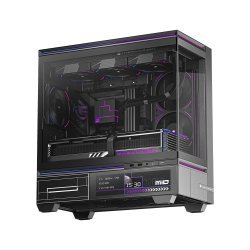 Компютърна кутия Thermalright TL-M10-VISION-BK-FAN4-M