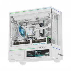 Компютърна кутия Thermalright TL-M10-VISION-WH-FAN4-M