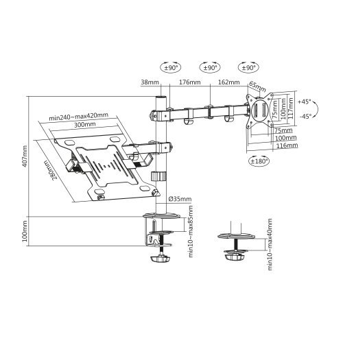 Стойки и стендове > Assmann DA-90436 (снимка 4)