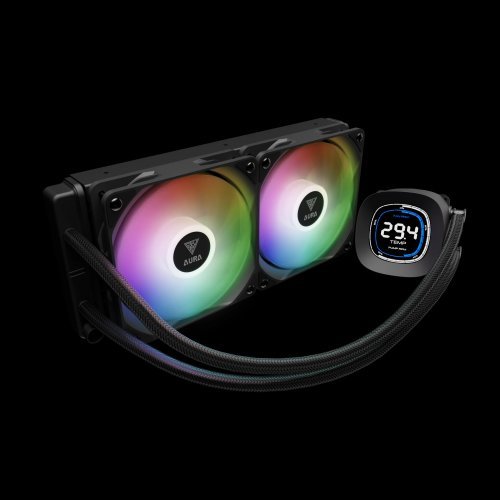 Охлаждане Gamdias GAMDIAS-AURA-GL240-DIGITAL-BK (снимка 2)