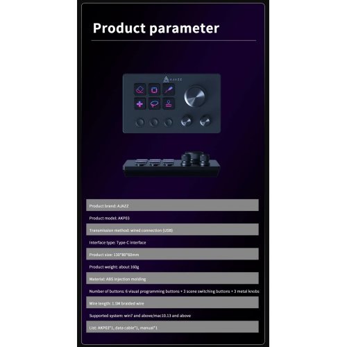 I/O модул Ajazz AJ-AKP03E-BK (снимка 14)