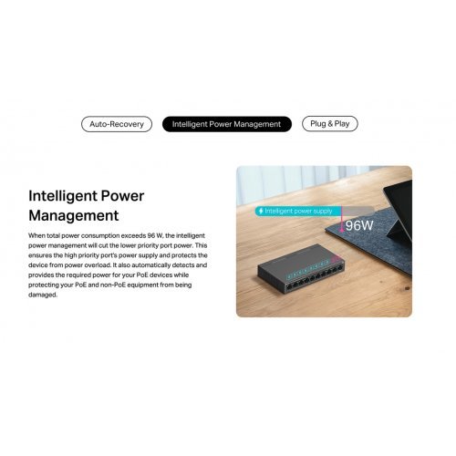 Суич TP-Link LS110P (снимка 6)