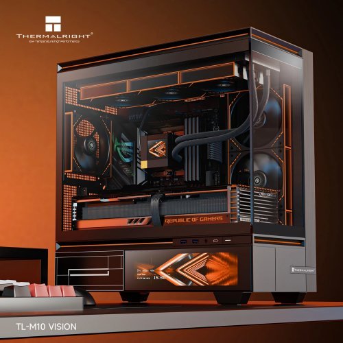 Компютърна кутия Thermalright TL-M10-VISION-BK-FAN4-M (снимка 5)